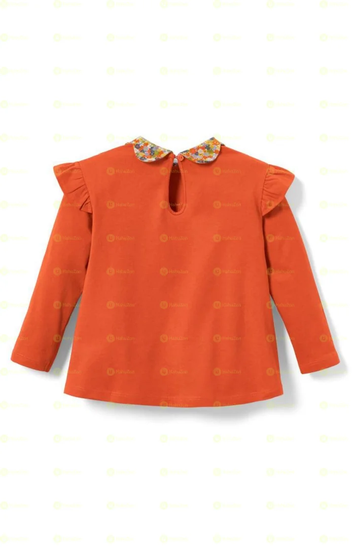 Tchibo Kid Girl Floral Print Long Sleeve Top