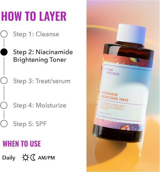 Good Molecules Niacinamide Brightening Toner