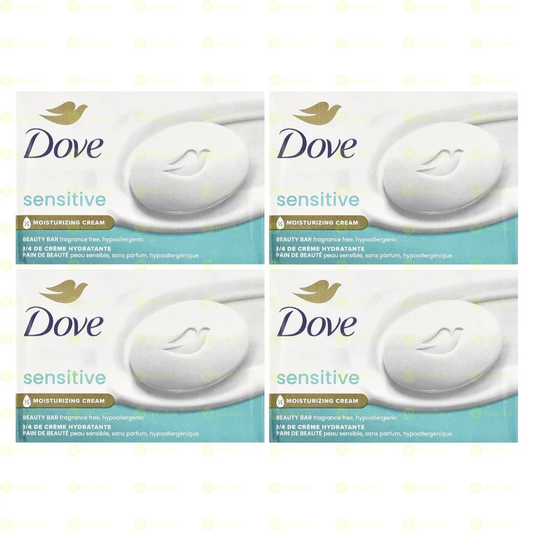 Dove Beauty Bar Soap Sensitive Skin Fragrance Free