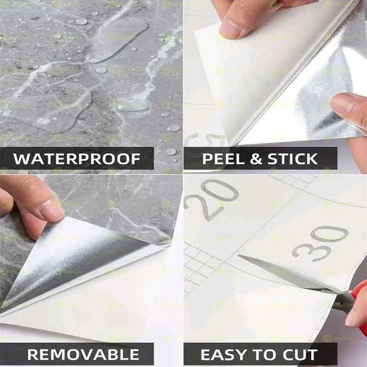 Marble Pattern Water Proof Wall Sticker