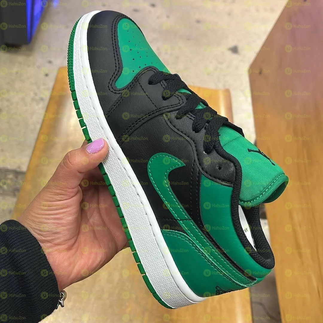 Jordan 1 Low Lucky Green Black Women's Shoes