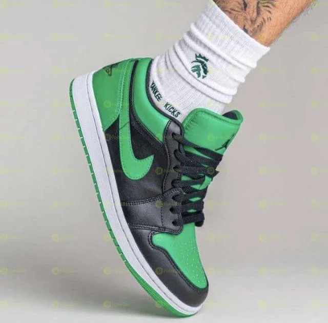 Jordan 1 Low Loucky Green Men's Shoes