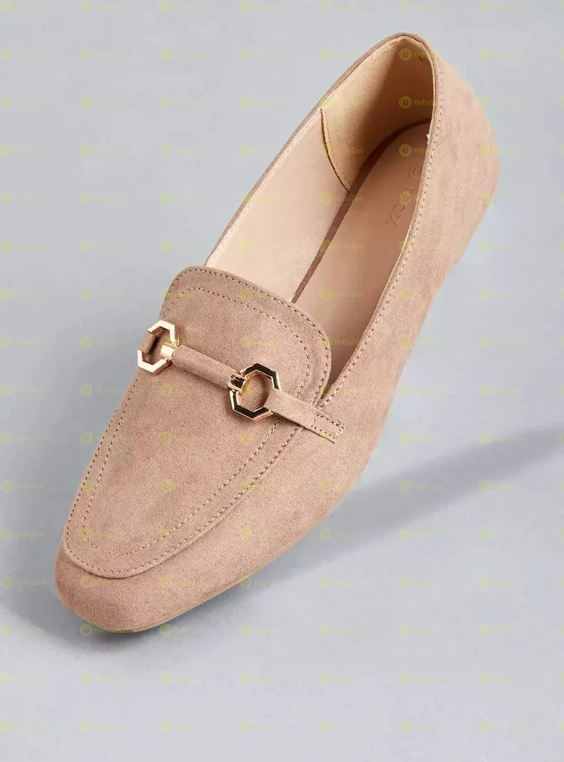 Max Metal Accent Ballerina Flat Shoes