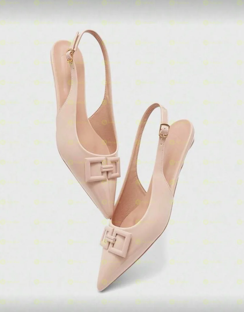 Pointy Toe Sling Back Flat