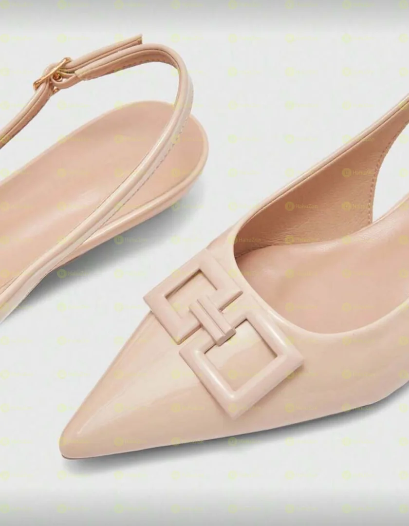 Pointy Toe Sling Back Flat
