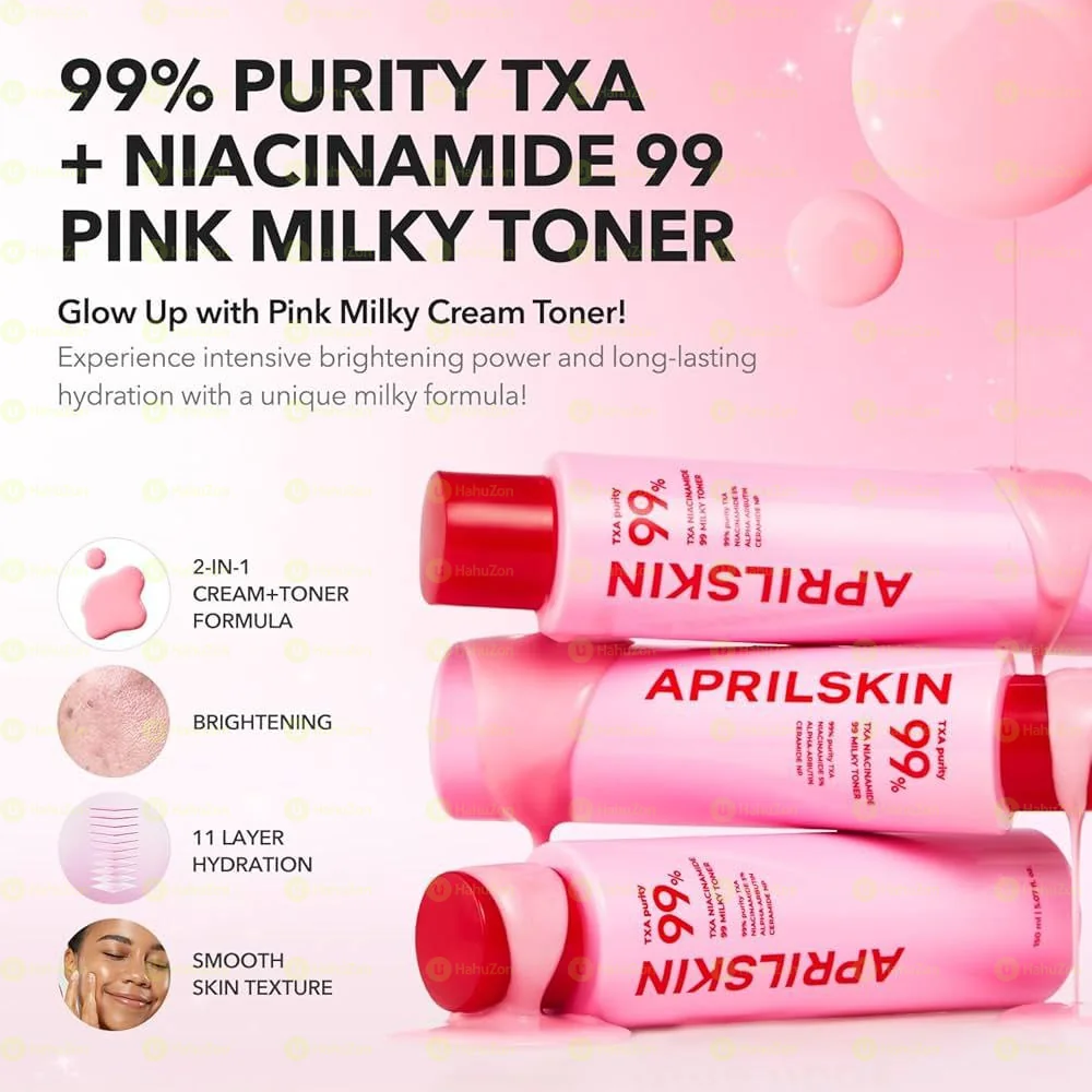 Aprilskin TXA + Niacinamide 99 Pink Milky Toner