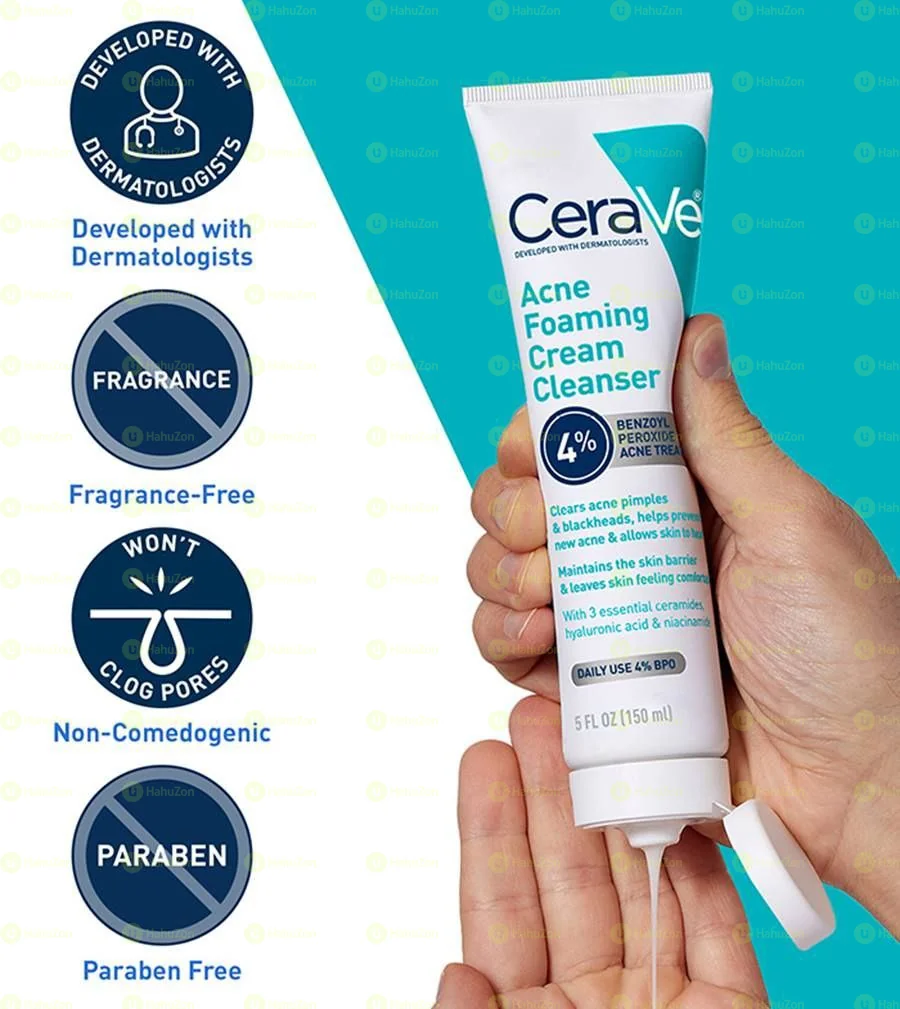CeraVe Acne Foaming Cream Cleanser