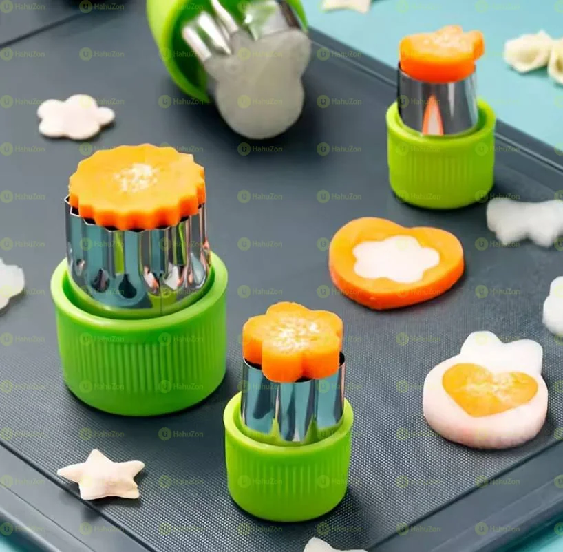 Mini Stainless Steel Flower Shape Cake Vegetable Fruit Cutter Mold Tool