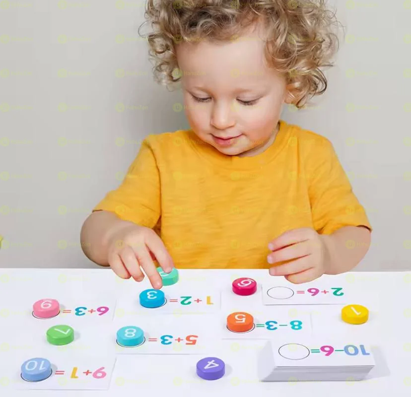 Children's Wooden Number Board Math Toys