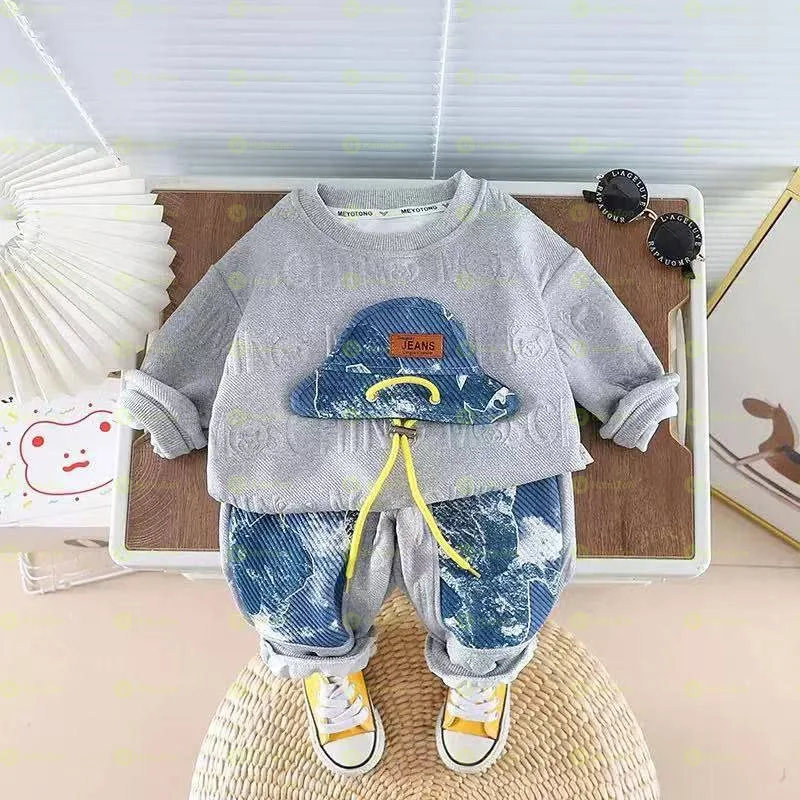 Spring And Autumn Baby 2Pc Set Outfit