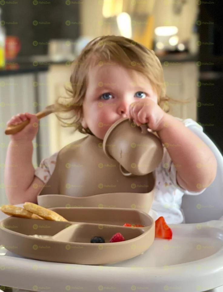 6 Pc Silicon Baby Feeding Set