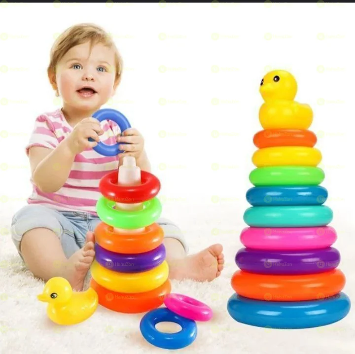 ከፕላስቲክ በዶናት ቅርፅ የተዘጋጀች መጫወቻ