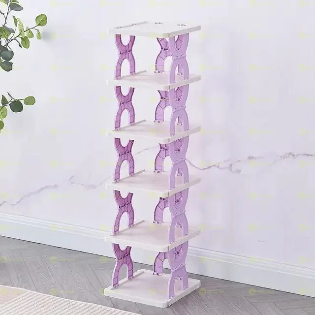 Six Layer Folding Shoes Rack