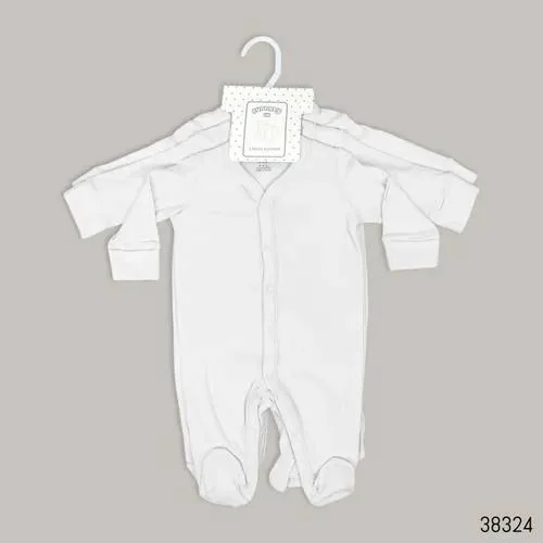 Sunnozy Premium Cotton Sleepsuit Romper 3Pcs Pk