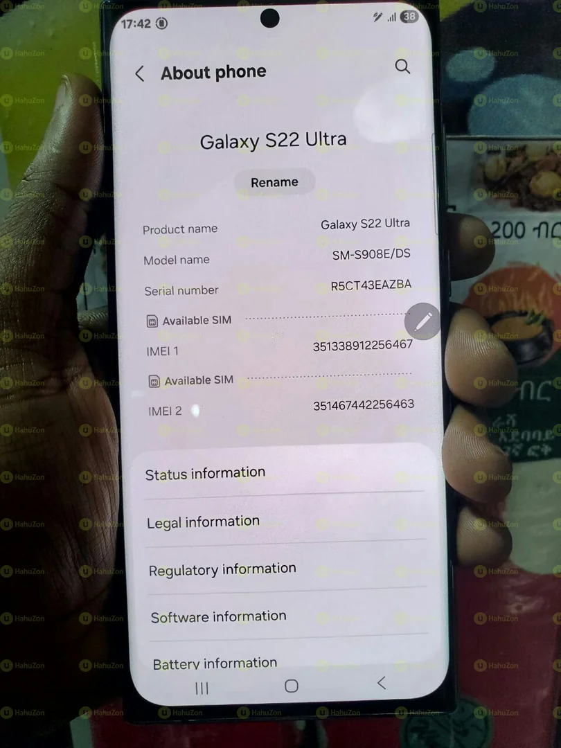 Samsung S22 Ultra 5G