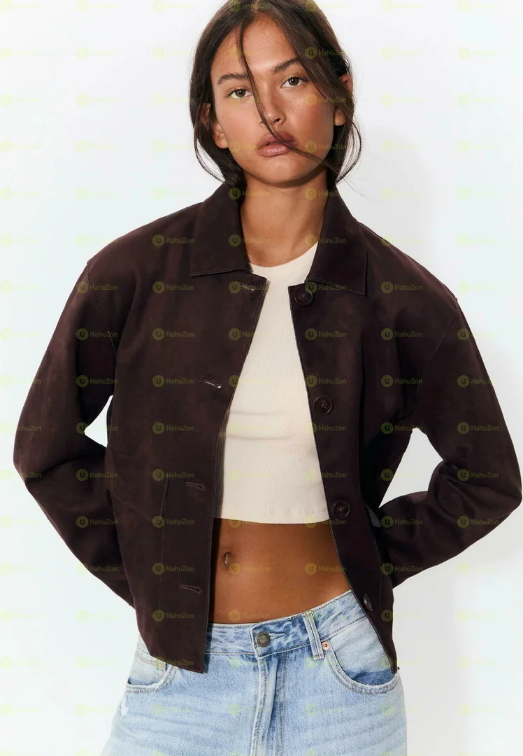 Stradivarius Faux Leather Jacket