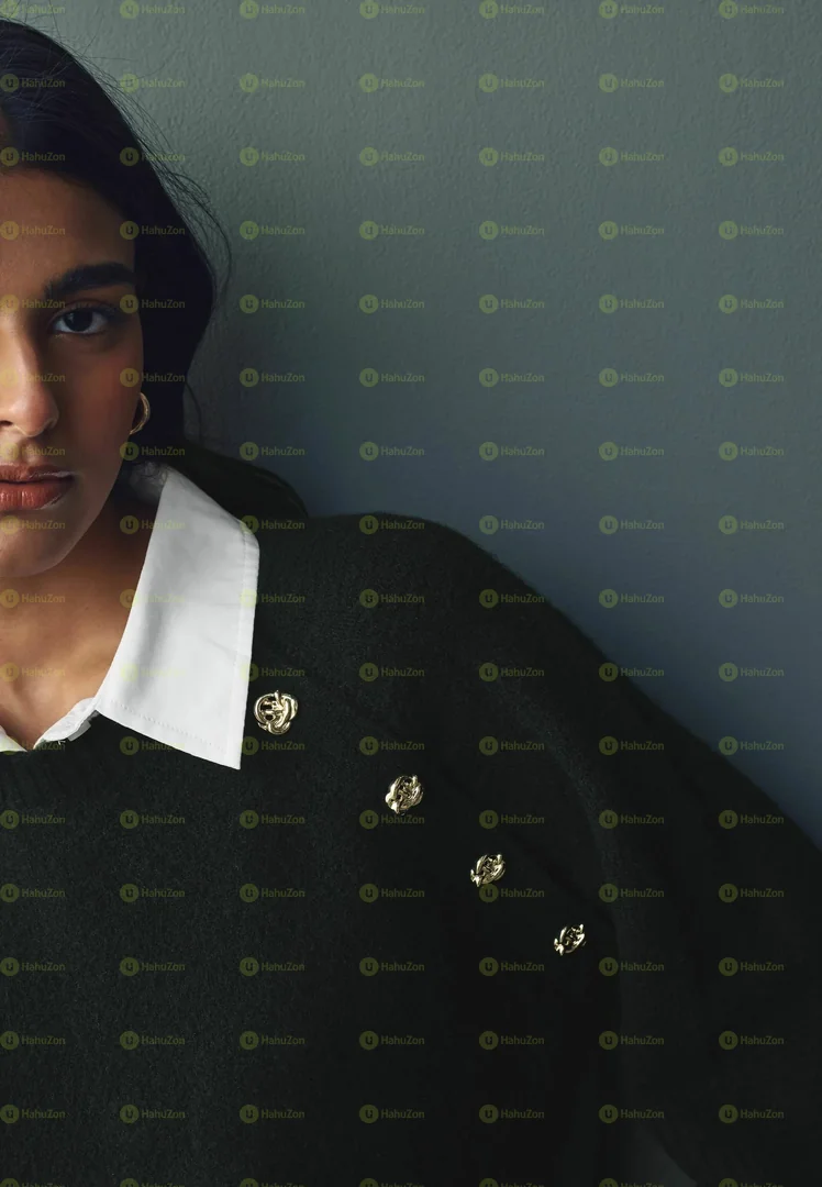 Next Layered Collared Detailed Button Jumper