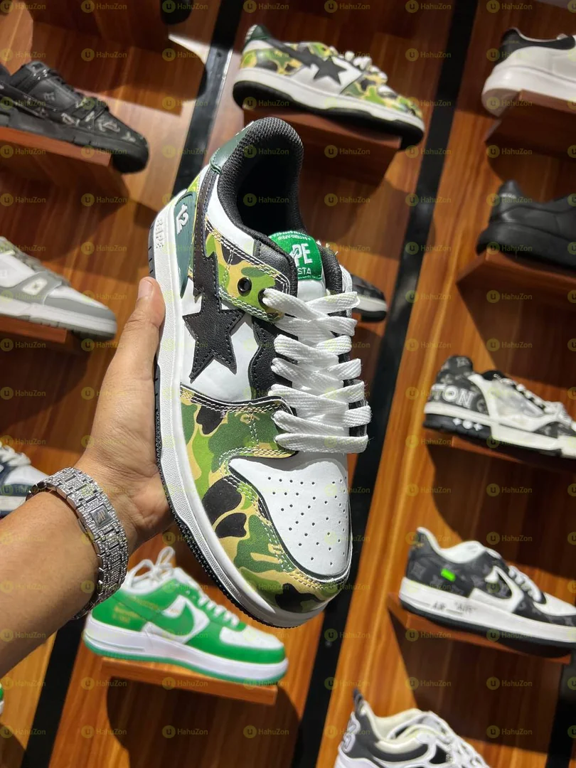 A Bathing Ape Bape-Sta Shark Men’s Shoes