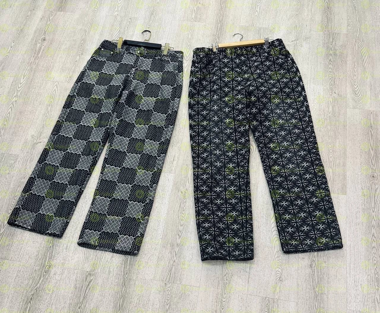 Fashion & Chrome Heart Baggy jeans