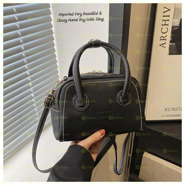 Very Beautiful & Classy Leather Look Hand Bag