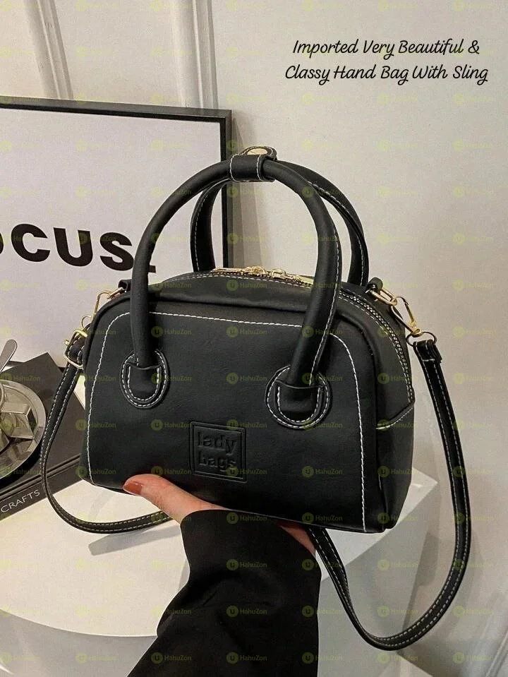 Very Beautiful & Classy Leather Look Hand Bag