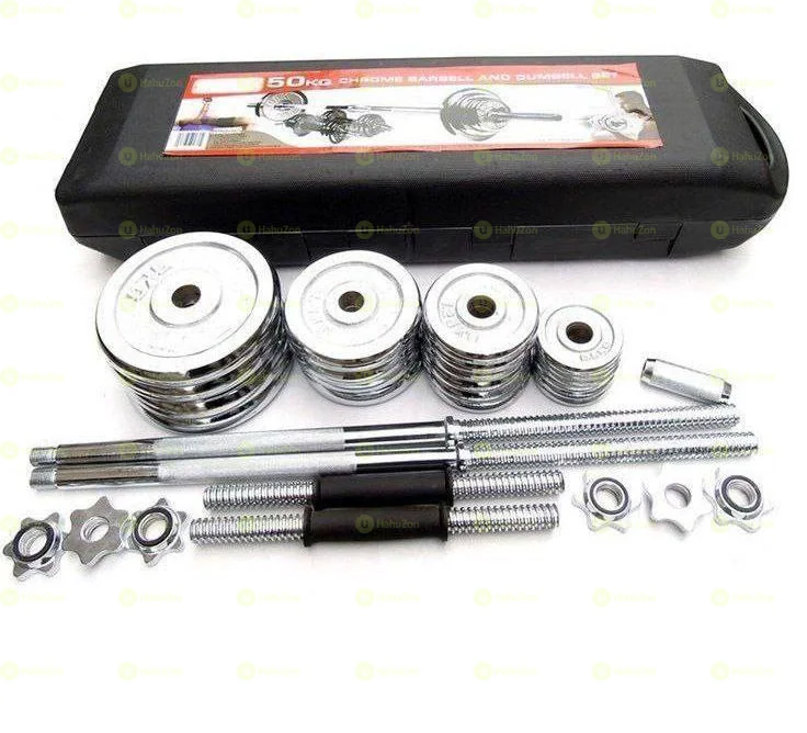 55kg Dumbbell and Barbelles