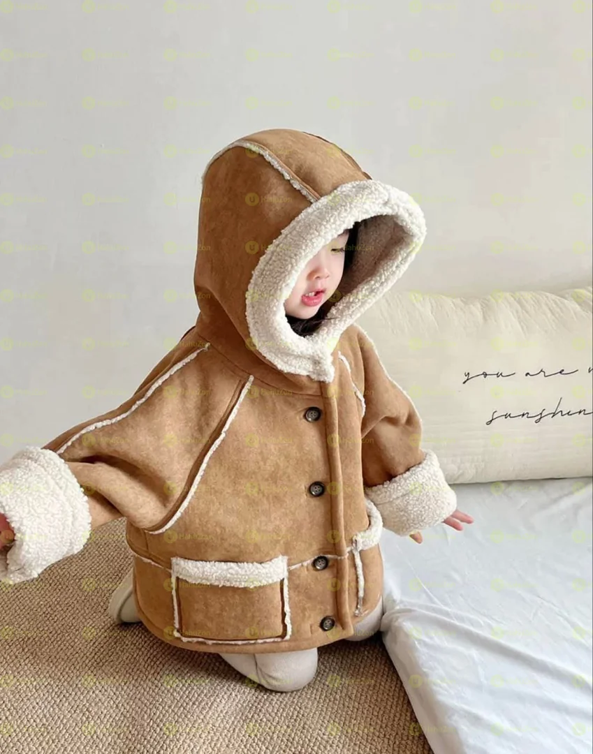 Unisex Fleece Hooded Coat