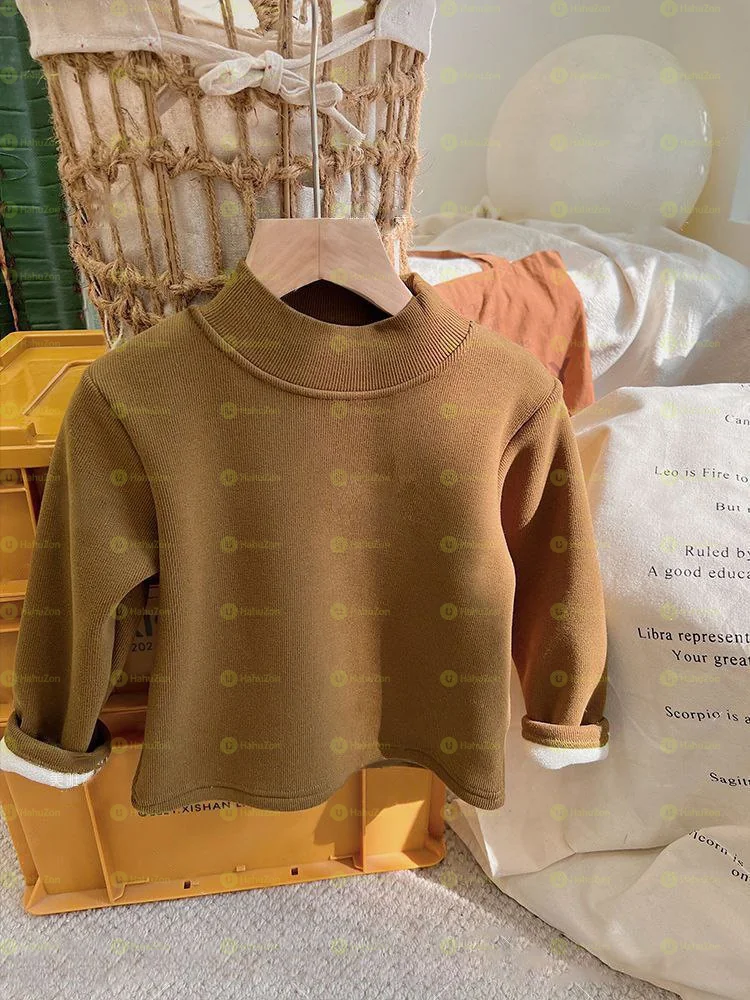 Unisex Velvet Plus Turtleneck Sweater