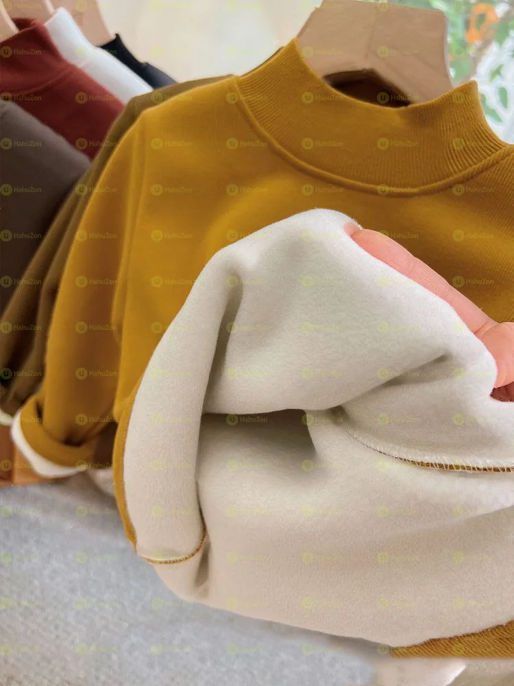 Unisex Velvet Plus Turtleneck Sweater