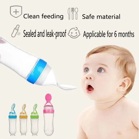 የልጆች መመገቢያ የጡጦ ማንኪያ