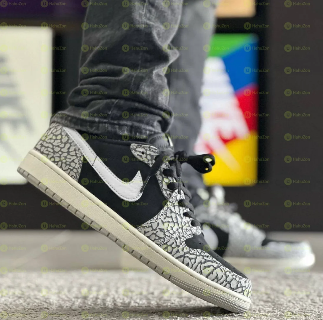 Jordan Low Black Cement Men's Shoes