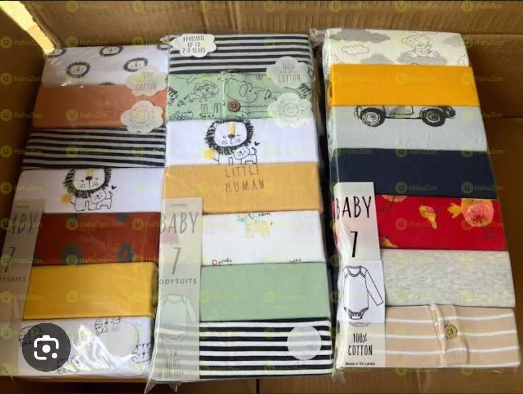 ባለ 7 ፍሬ የልጆች የዳይፐር ቲሸርት