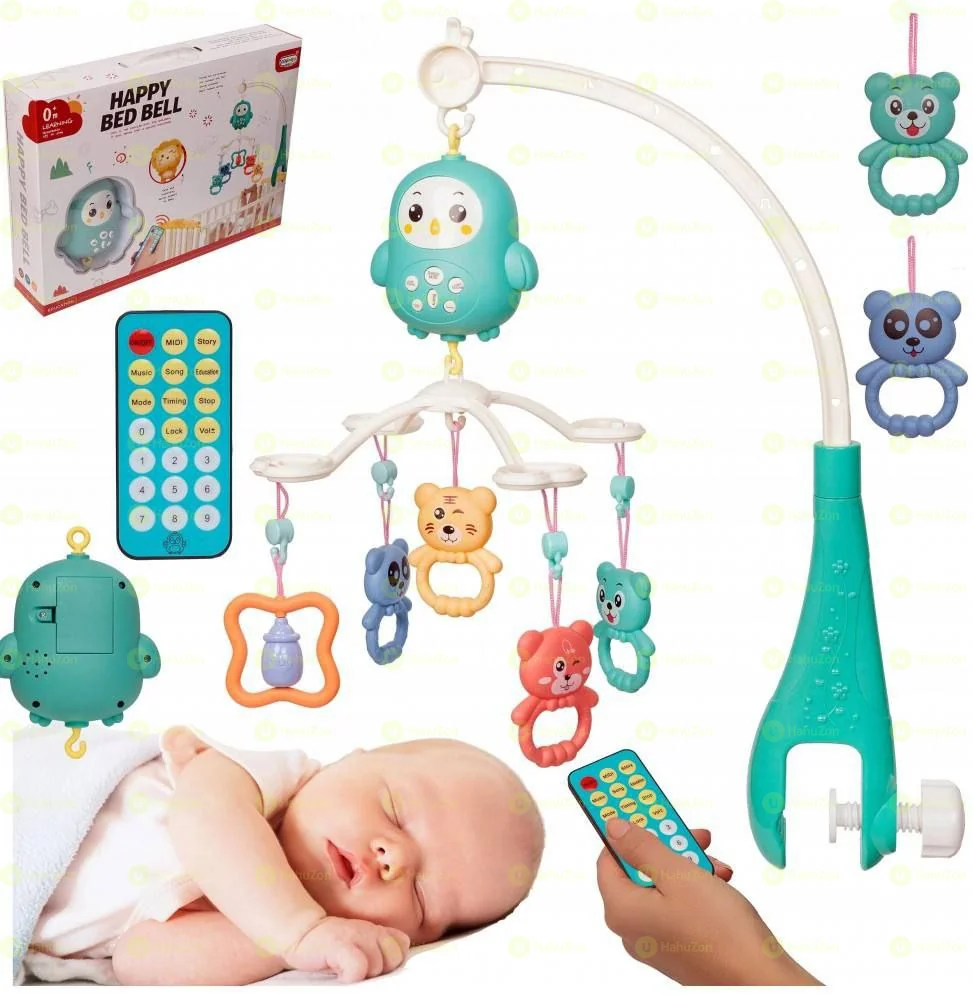 Baby Bed Bell With Det Achable Toys