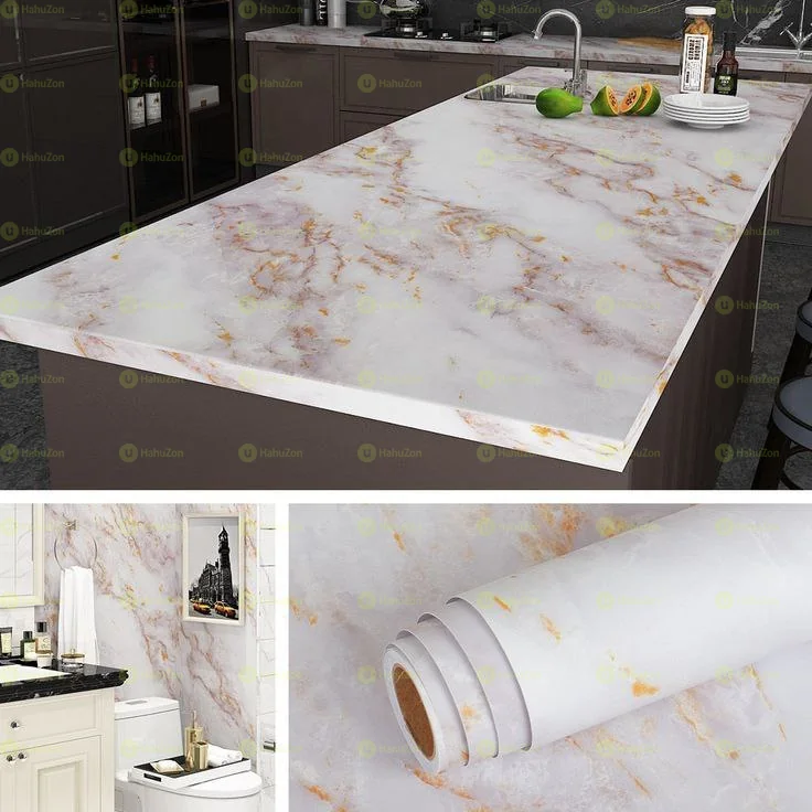 Marble Pattern Proof Self Adhesive Wall Sticker