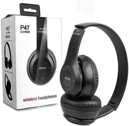 P47 Wireless Bluetooth Headphones.