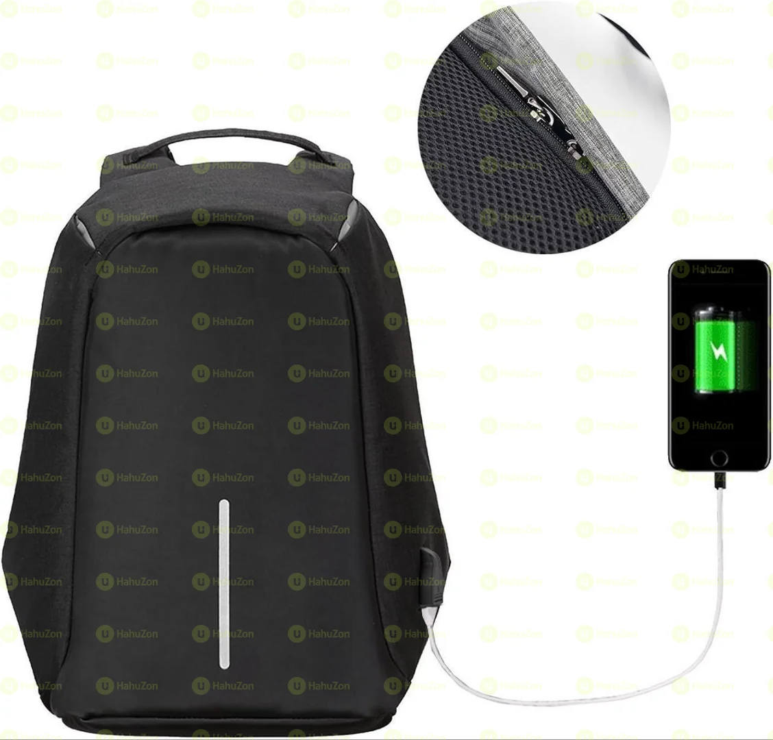 Anti-Theft Backpack with USB Charging Port