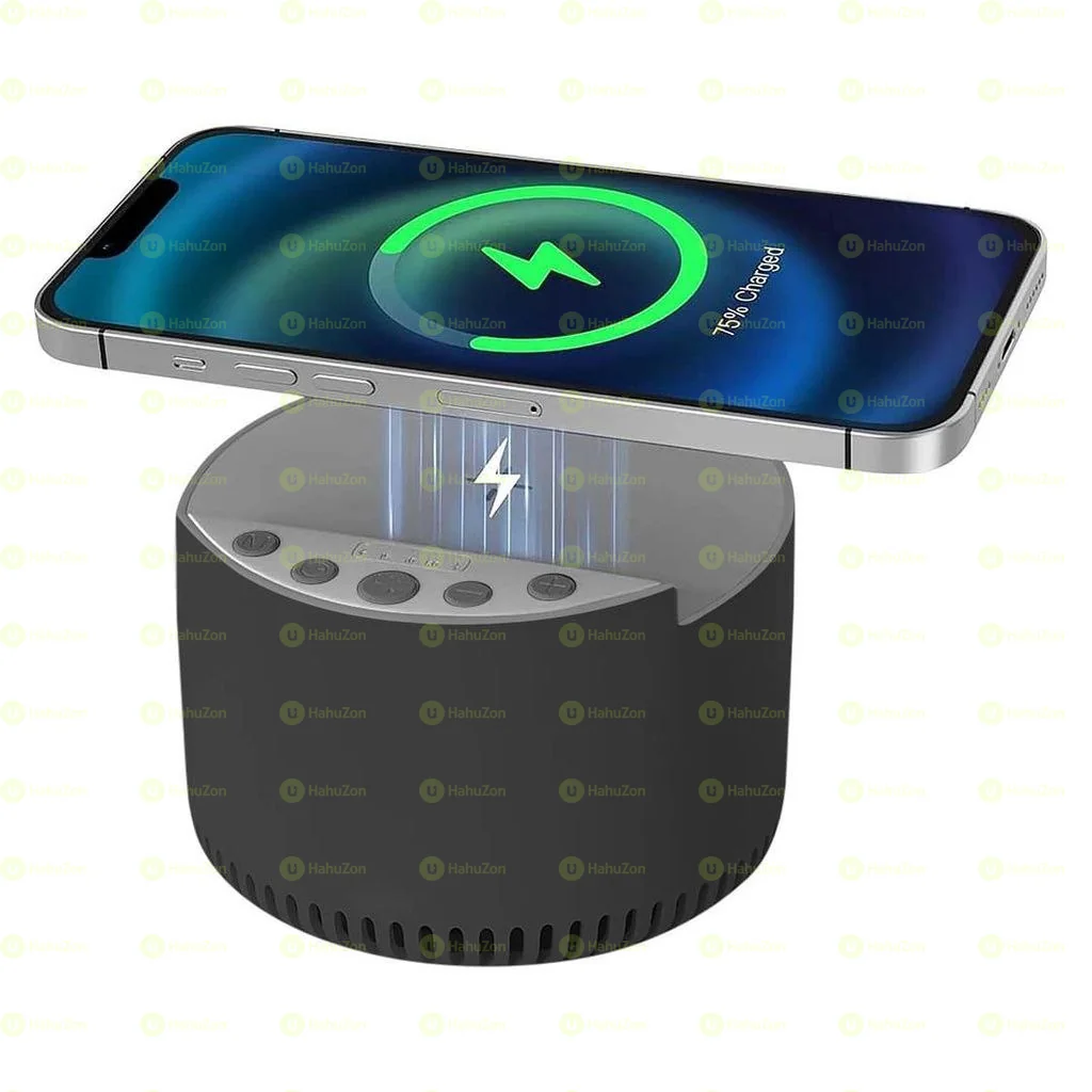 3-in-1 Bluetooth Speaker with Sleep Machine & Wireless Charger