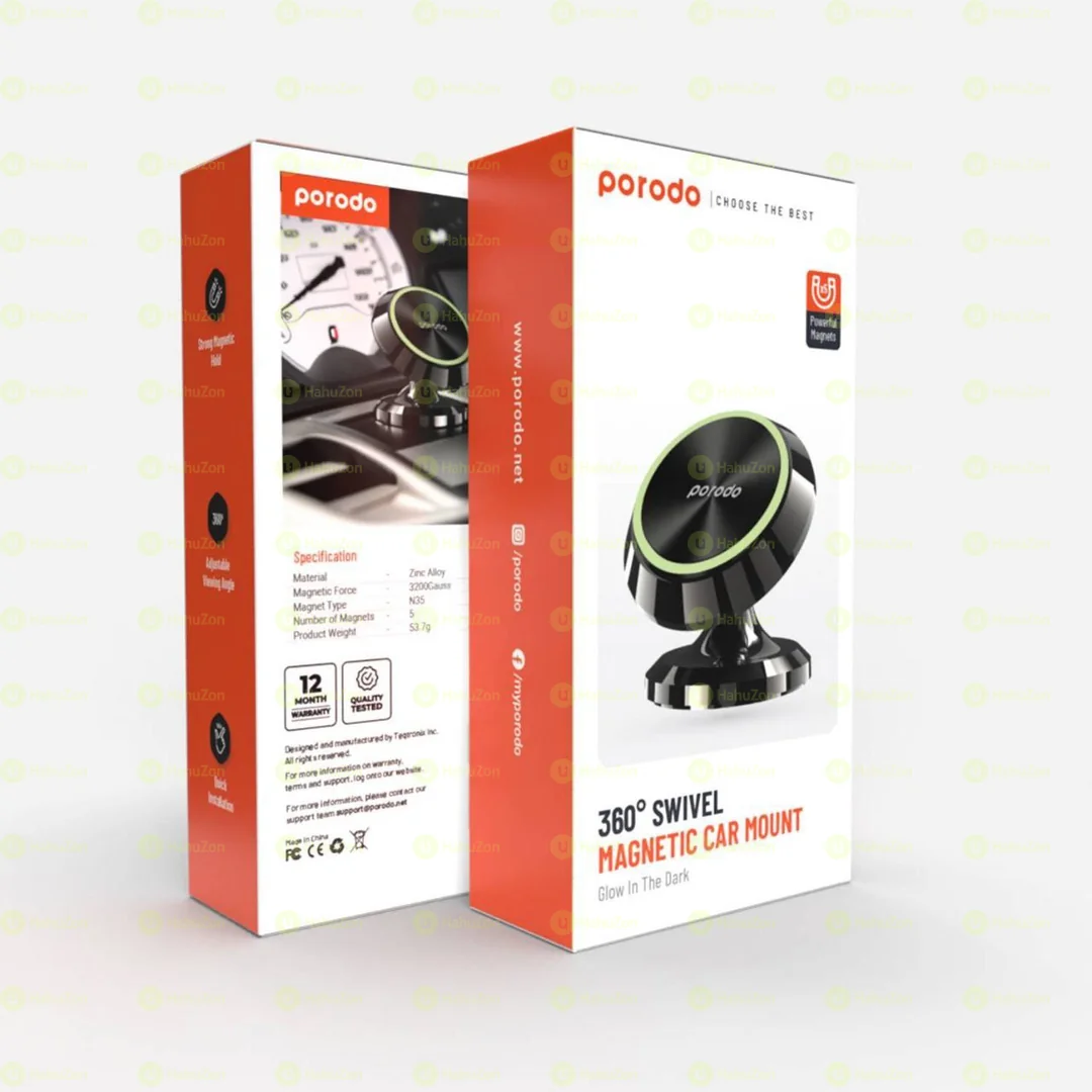 Porodo Magnetic Car Phone Holder