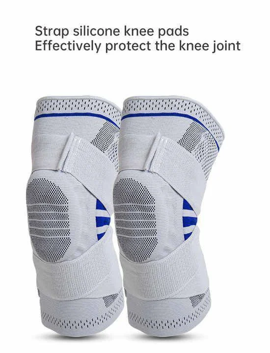 Knee Support Sleeve With Adjustable Straps