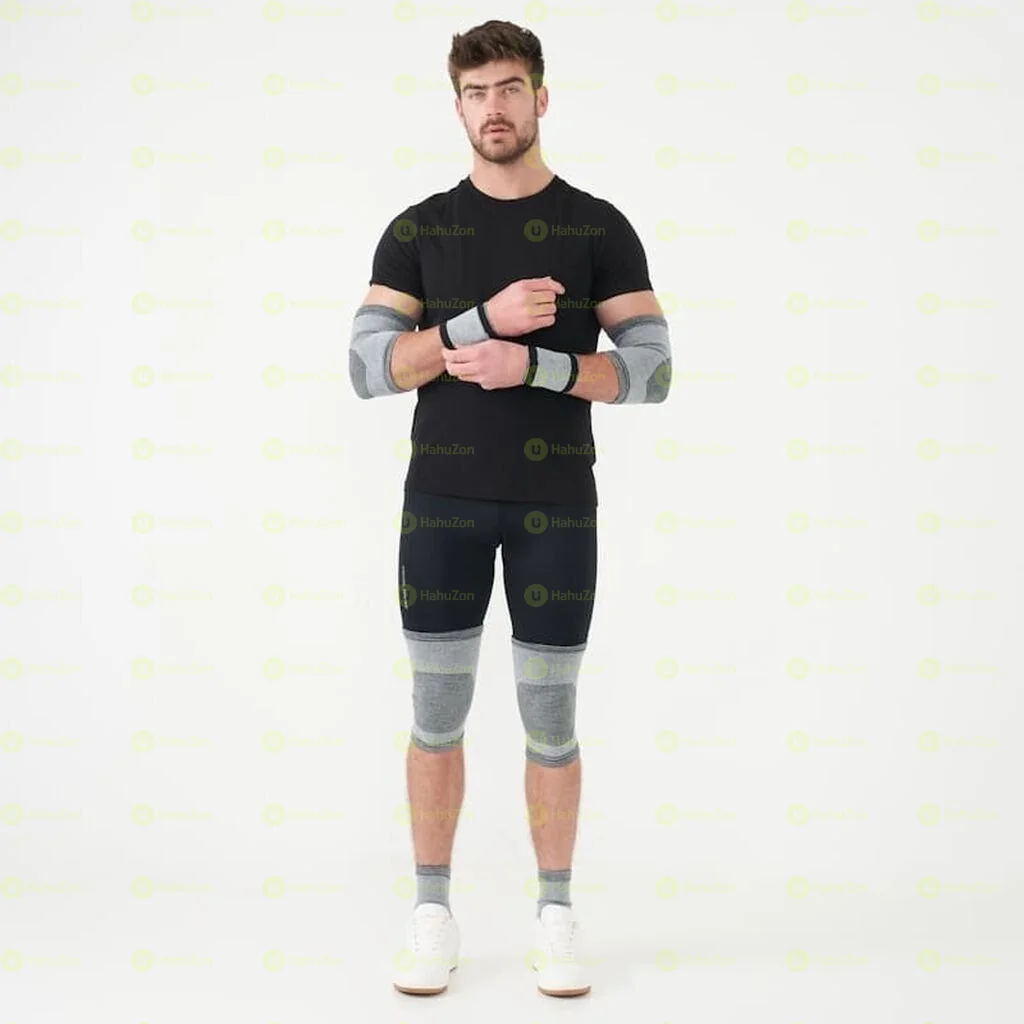 8pcs Bamboo Charcoal Fitness Protective Gear Set