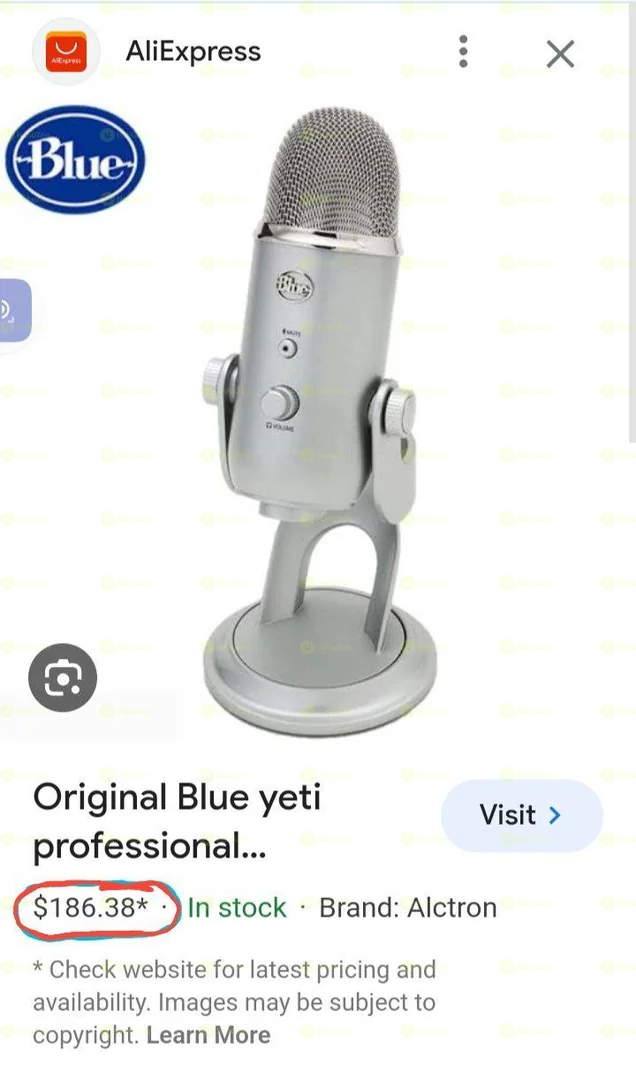 Blue Original Professional Condensor Microphone