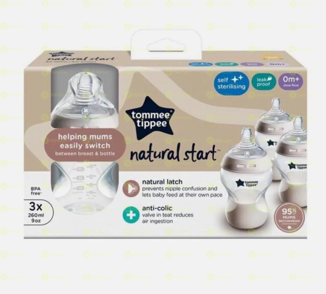 Tommee Tippee Closer to Natural Anti Colic baby Bottles 260ml