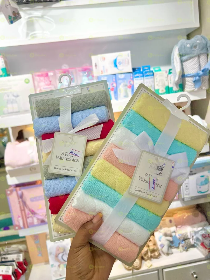 8 pcs Washcloth Towel Soft and Gentle on Baby Skin