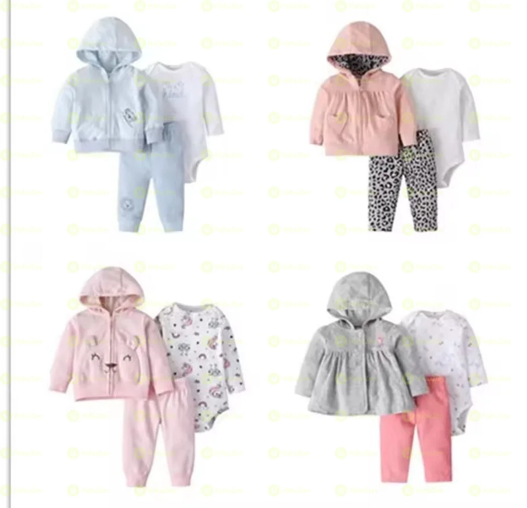 3 Pcs Baby Girls Outfit