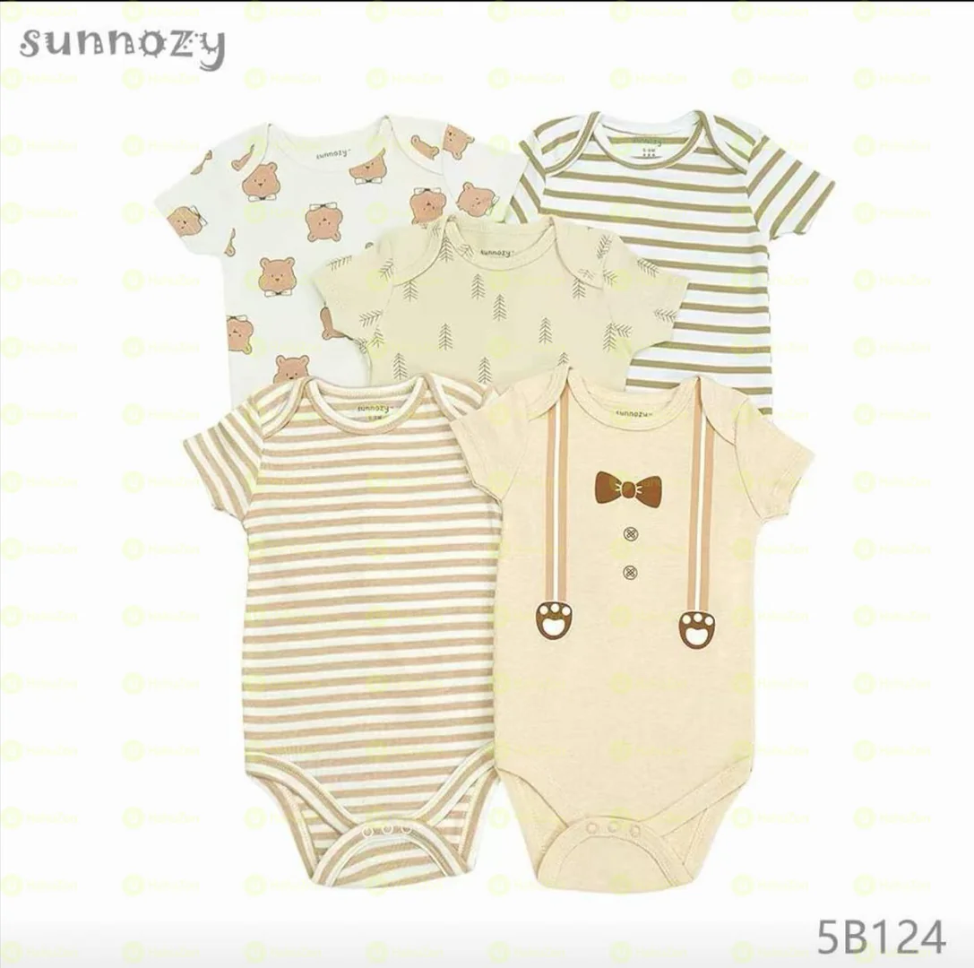 5 pis Diaper T-shirt