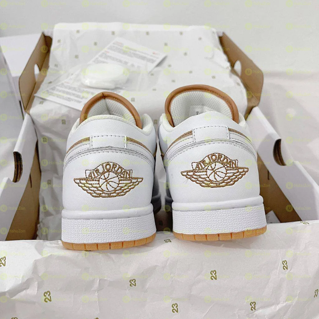Air Jordan 1 Low White-Hemp Tan Men’s Shoes