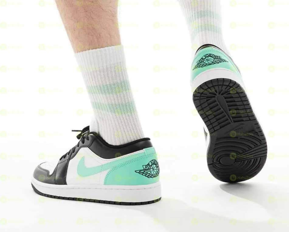 Air Jordan 1 Low Green Glow Men’s Shoes