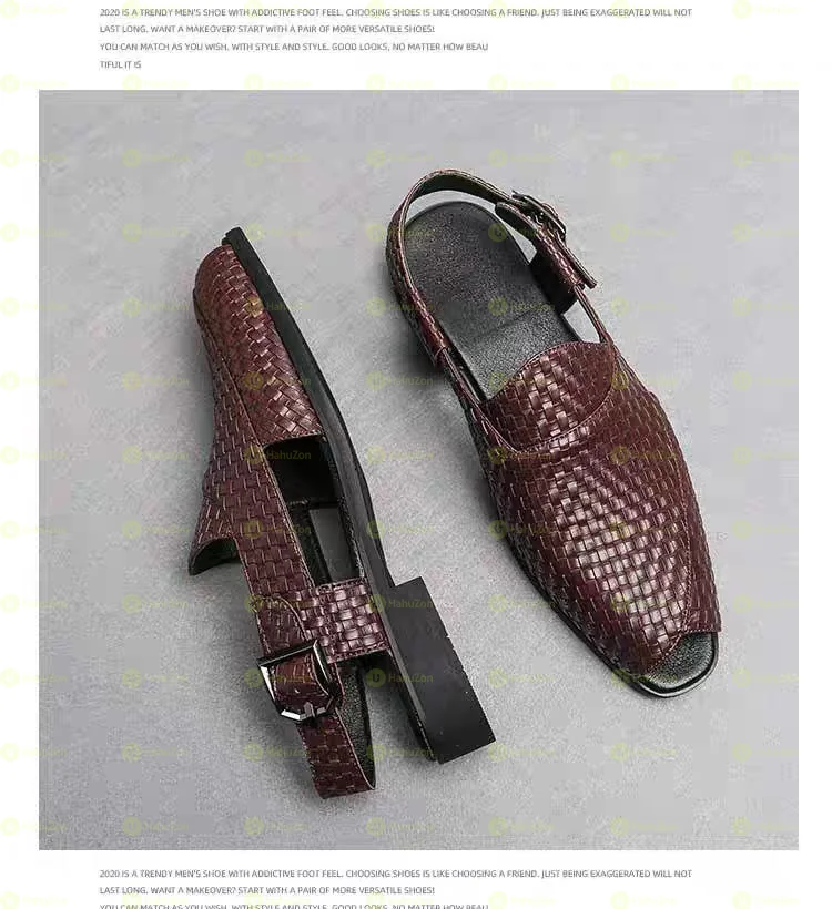 Men's Leather Sendel Shoes