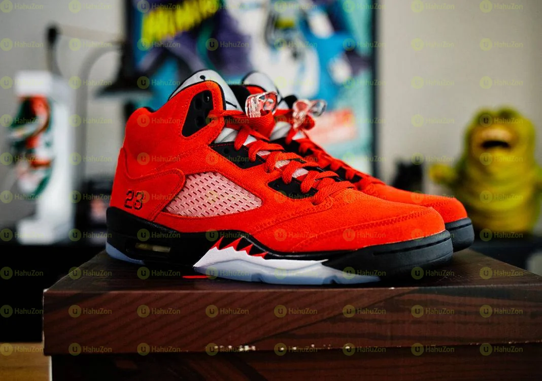 Air Jordan 5 Retro Raging Bull Red Mid Men’s Shoes