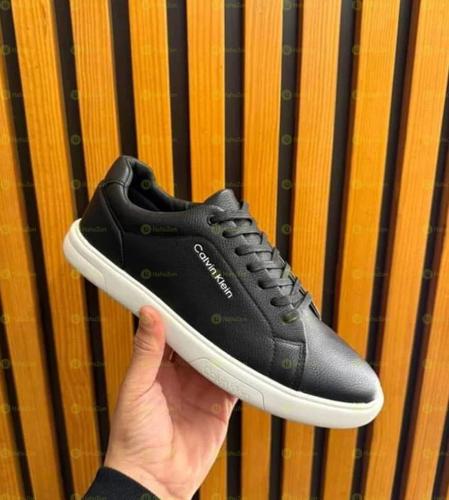 Calvin Klein CK Casual Leather Black White Men’s Shoes